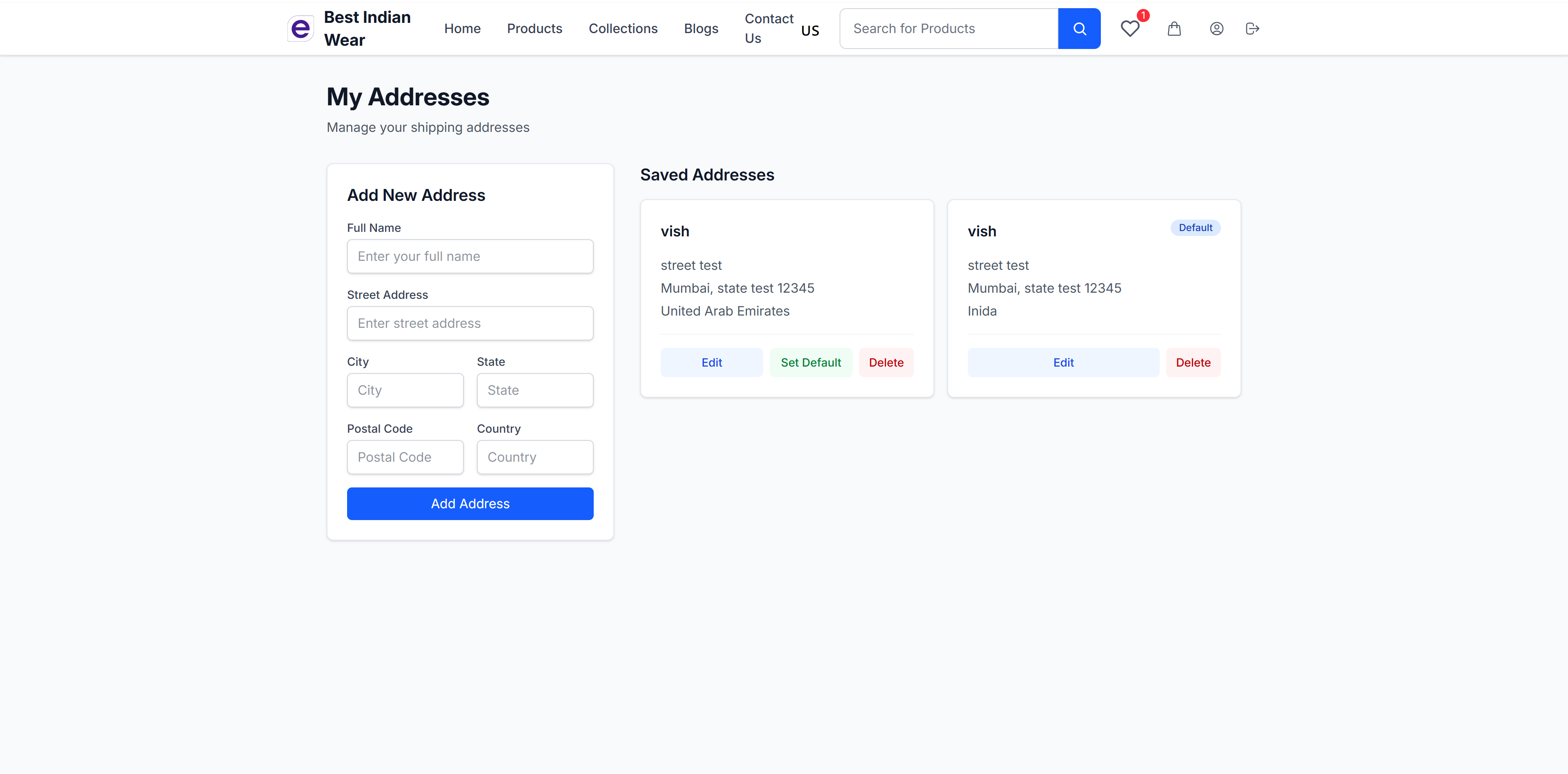 Address Management